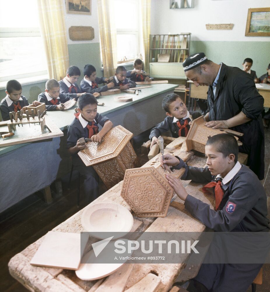 Wood carving