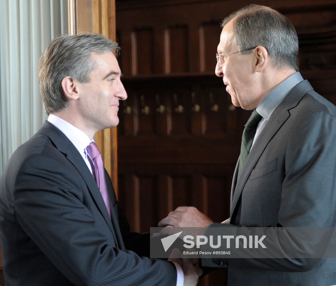 Meeting of Russian and Moldovan Foreign Ministers