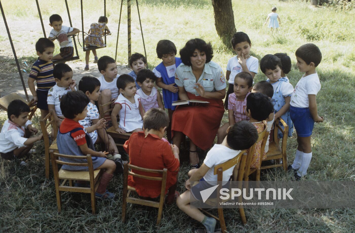 Kindergarten children