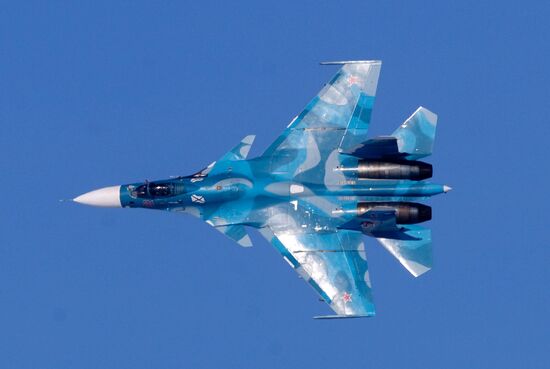 Training missions of Northern Fleet 279th fighter wing