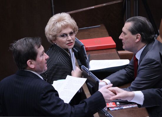 Alexander Pochinok, Lyudmila Narusova, Alexei Alexandrov