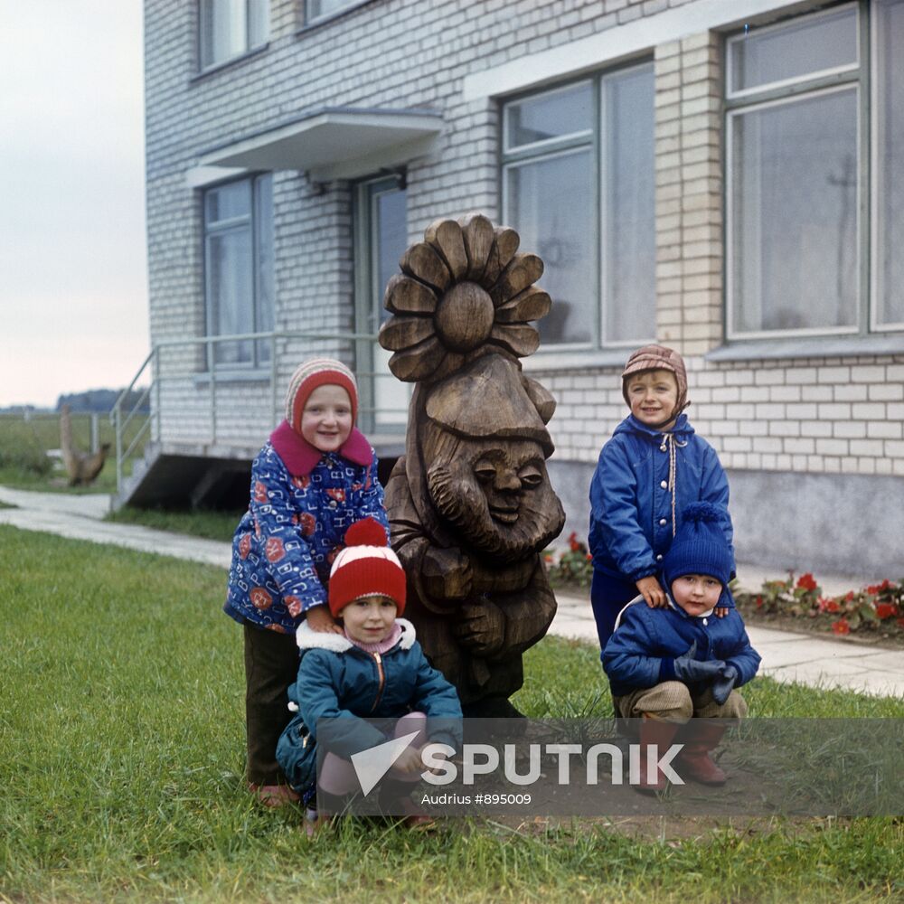 Kindergarten at Snechkus Collective Farm