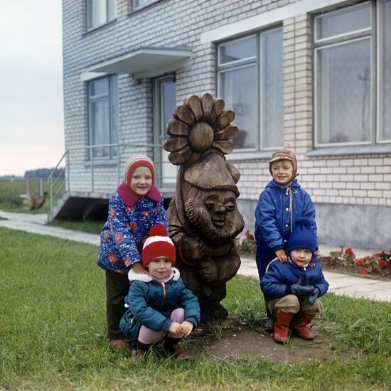 Kindergarten at Snechkus Collective Farm