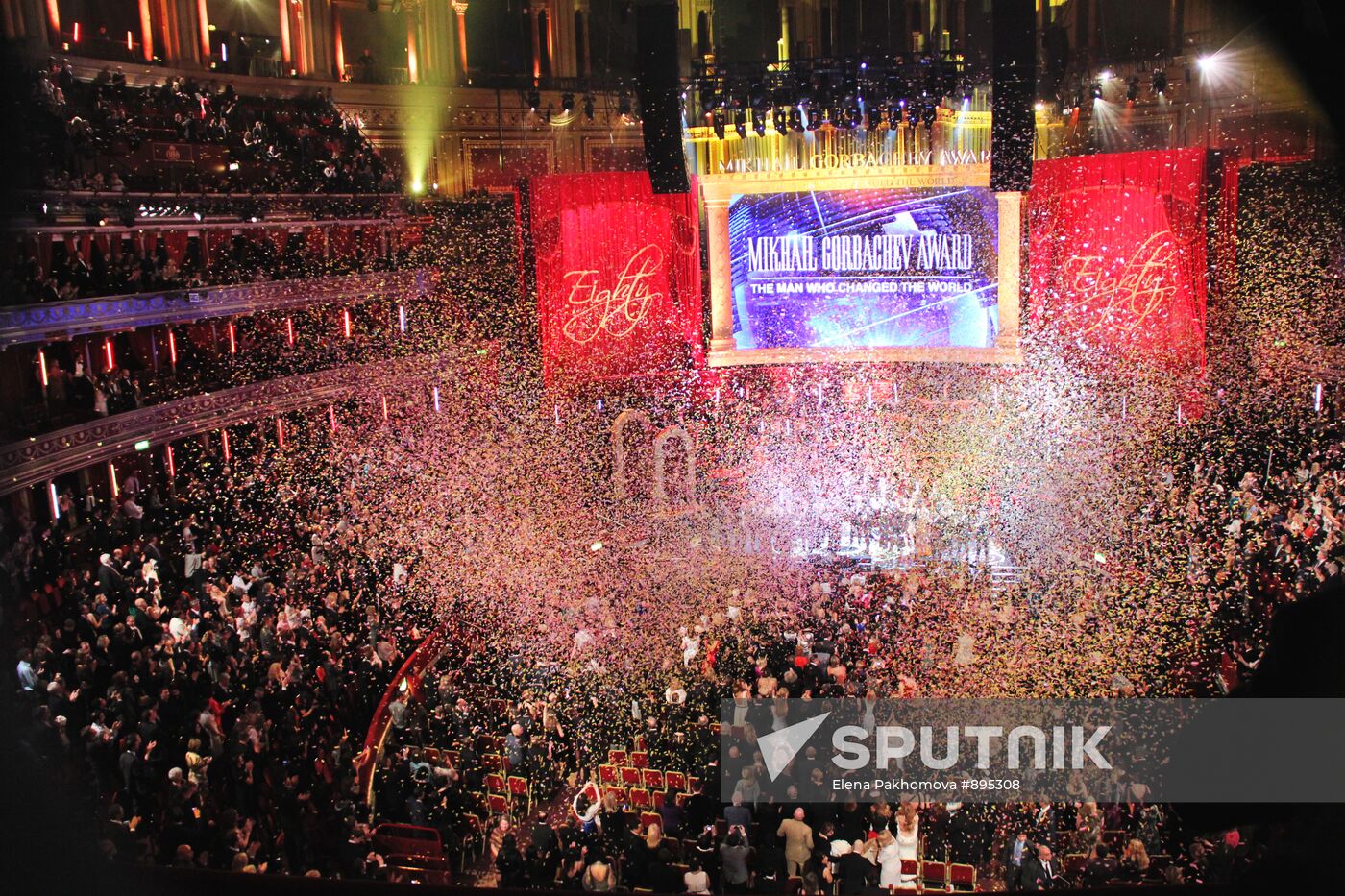 Charity gala marking Mikhail Gorbachev's 80th birthday