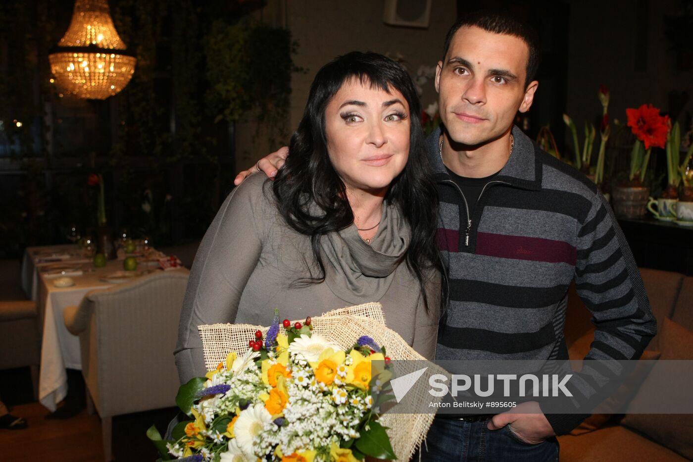 Lolita Milyavskaya and her husband, Dmitry