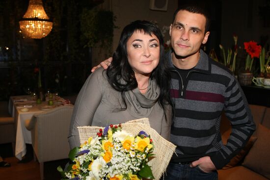 Lolita Milyavskaya and her husband, Dmitry