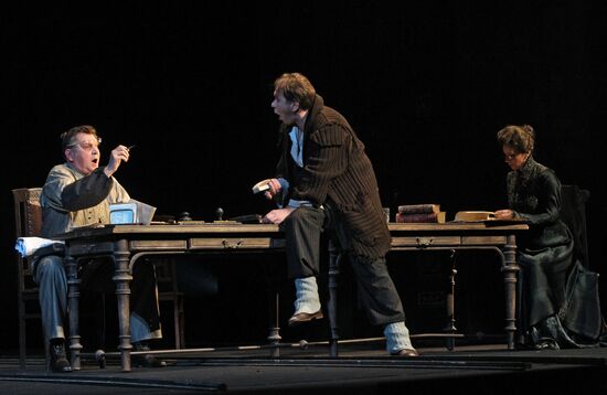 Yevgeny Karelskikh, Alexei Guskov and Lydia Velezheva