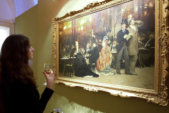Opening of Christie's exhibition auction in Moscow