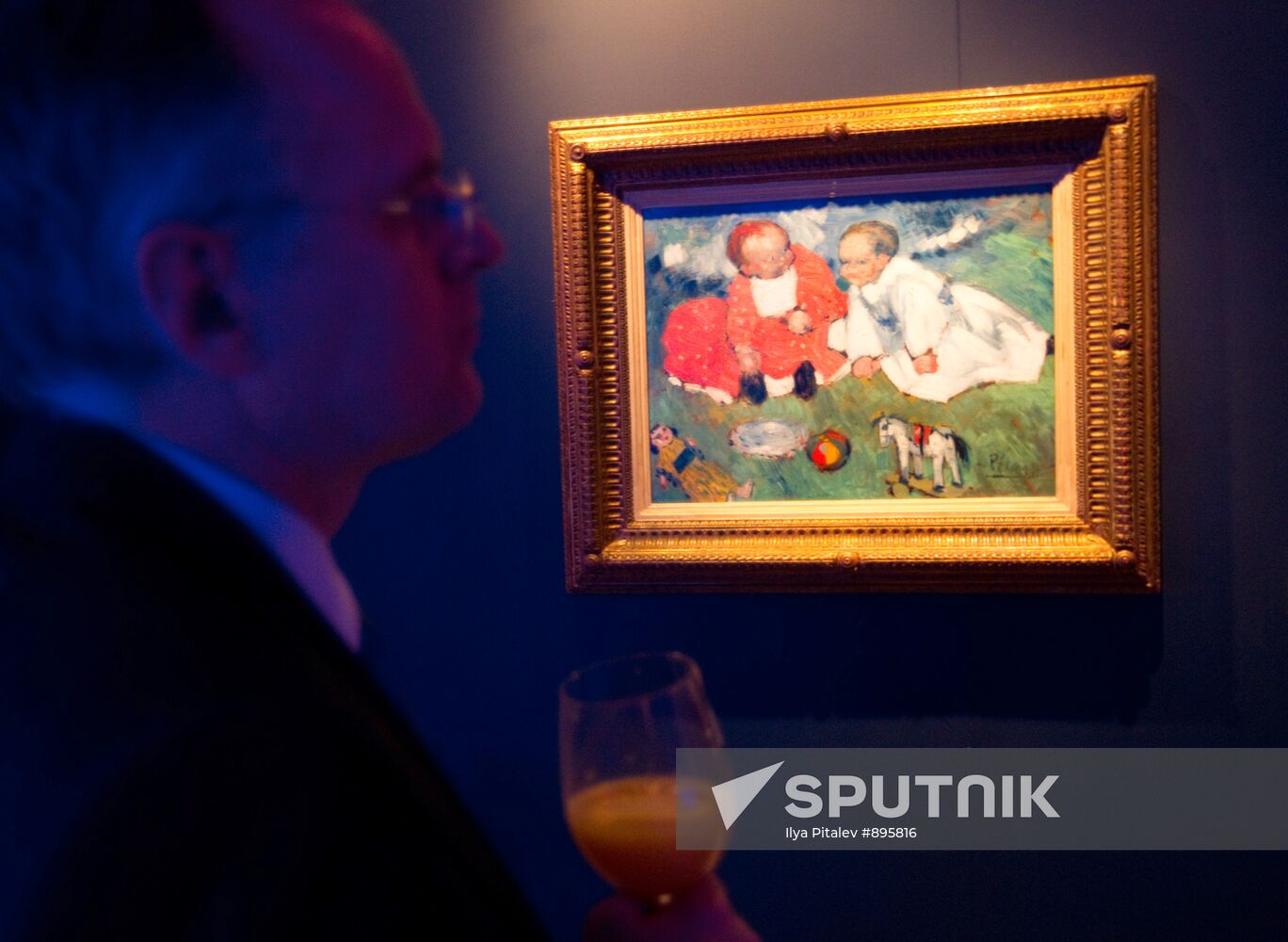 Opening of Christie's exhibition auction in Moscow