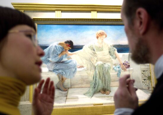 Opening of Christie's exhibition auction in Moscow