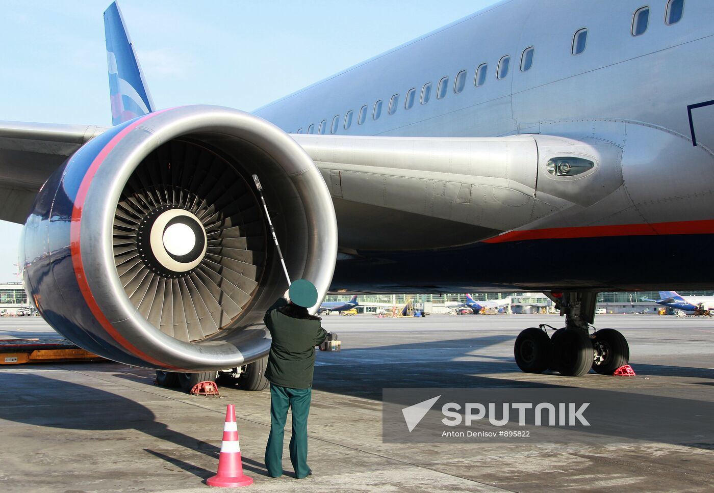Radiation tests in aircraft and baggage at Sheremetyevo airport