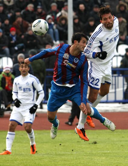 Football. Premier League. Match Volga - Dinamo