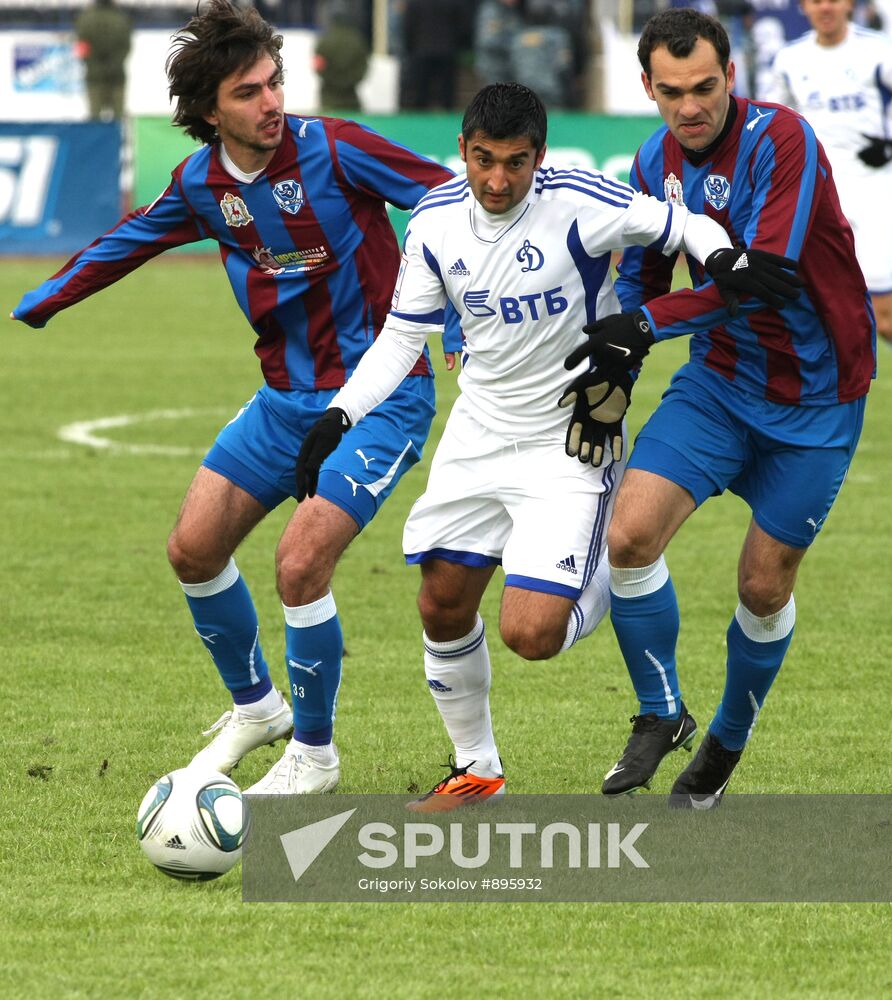 Football. Premier League. Match Volga - Dinamo