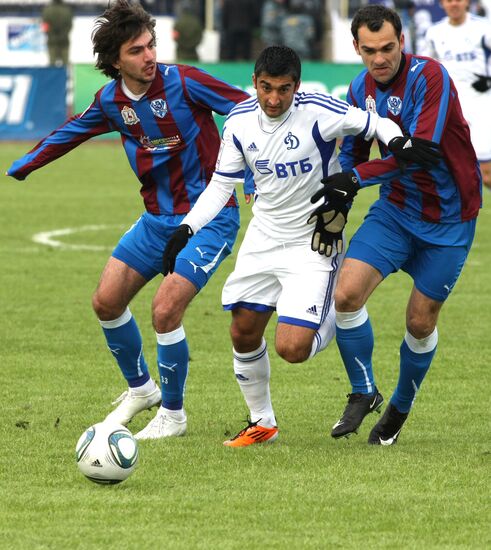 Football. Premier League. Match Volga - Dinamo