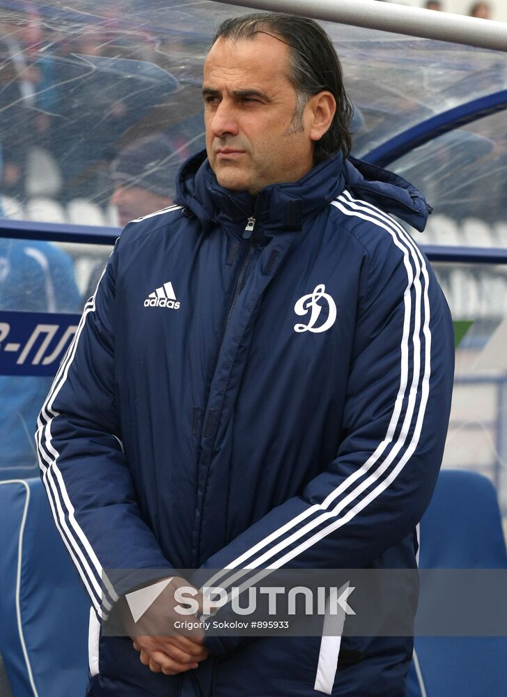 Football. Premier League. Match Volga - Dinamo