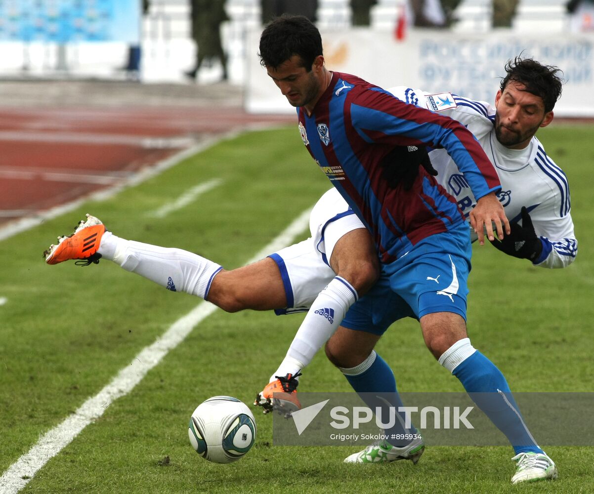Football. Premier League. Match Volga - Dinamo