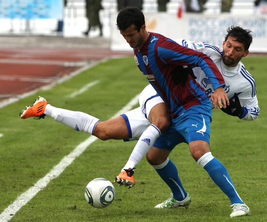 Football. Premier League. Match Volga - Dinamo