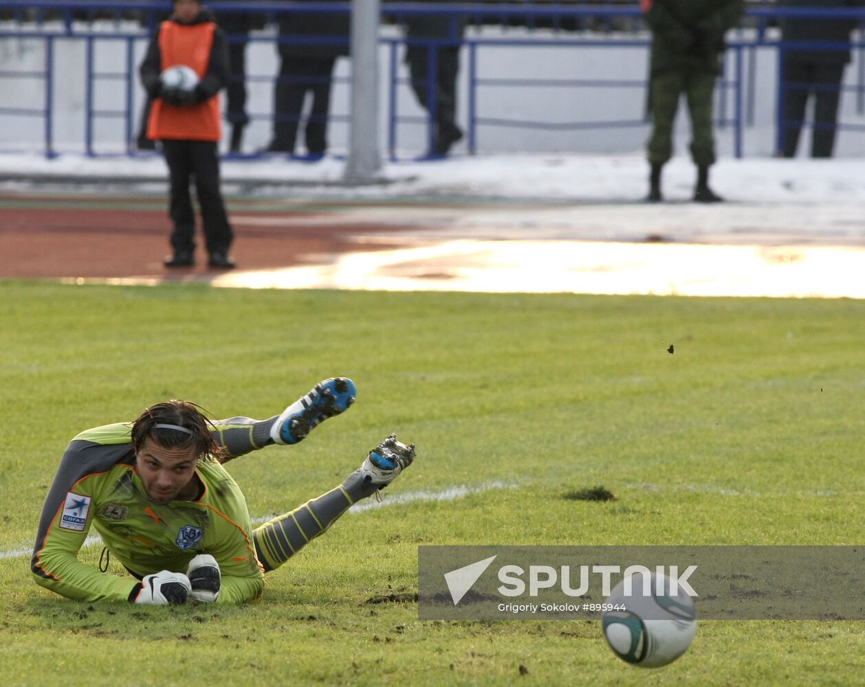 Football. Premier League. Match Volga - Dinamo