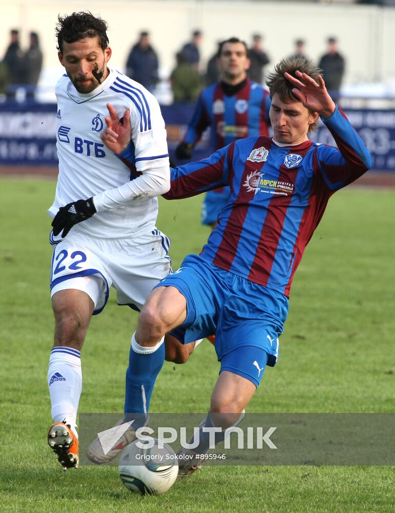 Football. Premier League. Match Volga - Dinamo