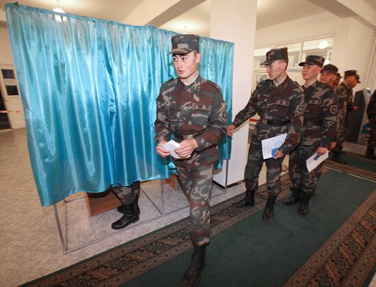 Kazakhstan holds presidential election