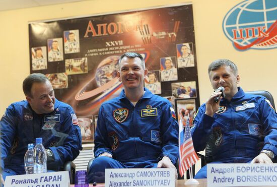 Ronald Garan, Alexander Samokutyayev, Andrey Borisenko