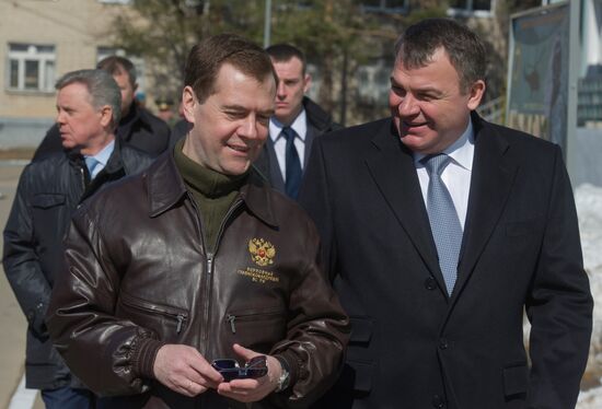 Dmitry Medvedev visits Russian Airborne Troops regiment No.45