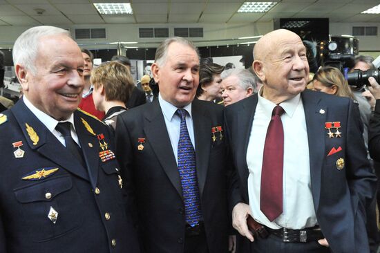 Victor Gorbatko, Valery Kubasov and Alexei Leonov