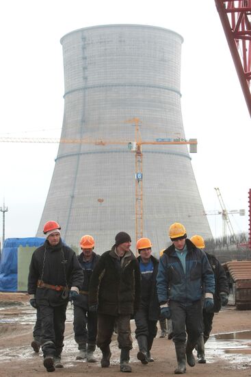 Construction of Leningrad NPP-2