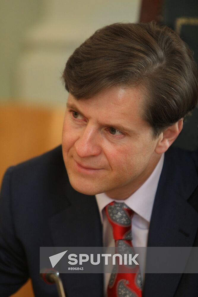 Bank of Moscow President Andrei Borodin left Russia