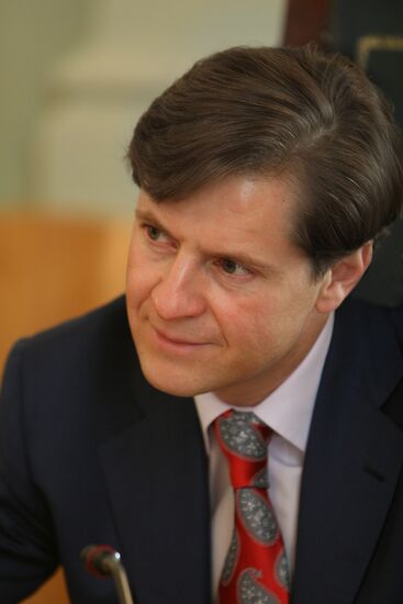 Bank of Moscow President Andrei Borodin left Russia
