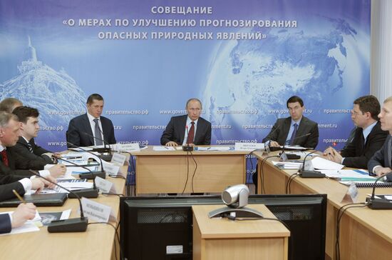 Working meeting of Vladimir Putin in Novgorod region