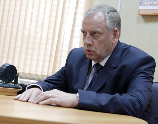 Novgorod Region Governor Sergei Mitin