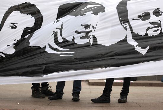 Rally in support of detained activists of "Other Russia"