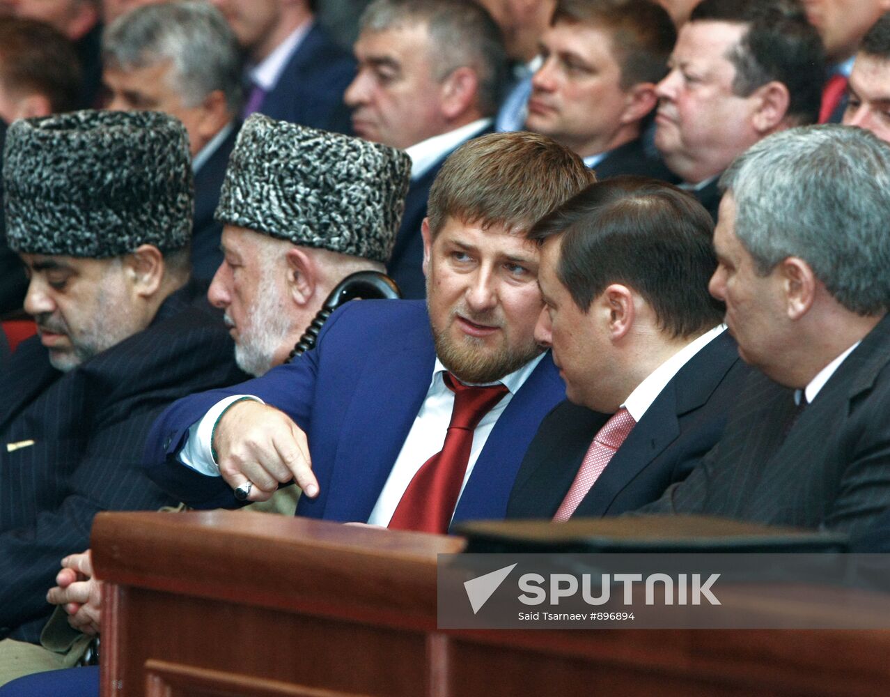 Inauguration of Chechen Republic leader Ramzan Kadyrov