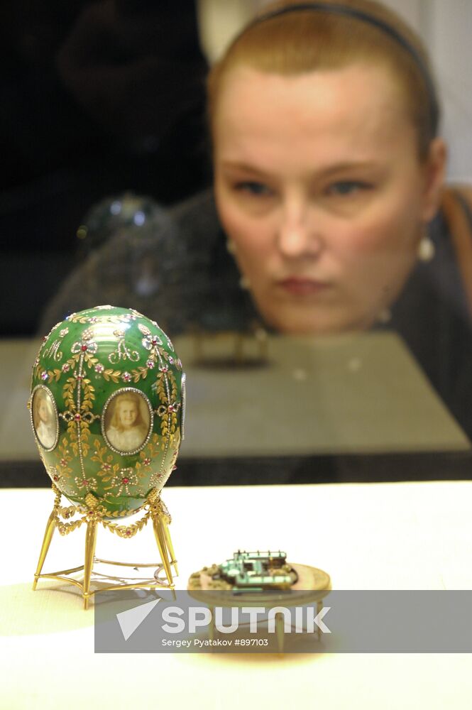 Fabergé and Stone Carving Masters exhibition kicks off in Moscow