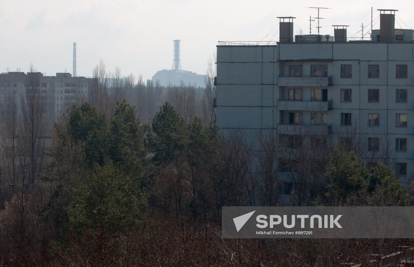 Exclusion zone of Chernobyl Nuclear Power Plant