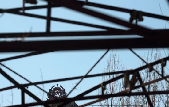 Exclusion zone around the Chernobyl nuclear power plant