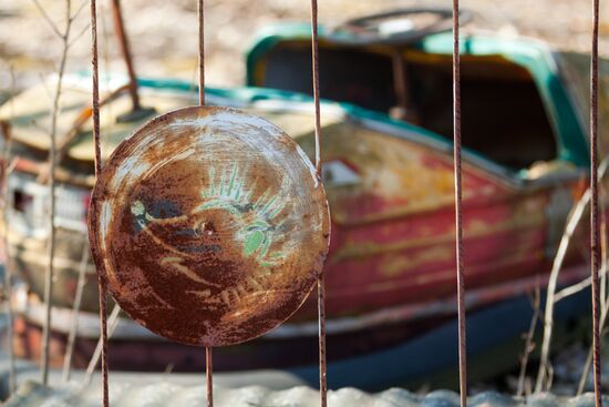 Exclusion zone around the Chernobyl nuclear power plant