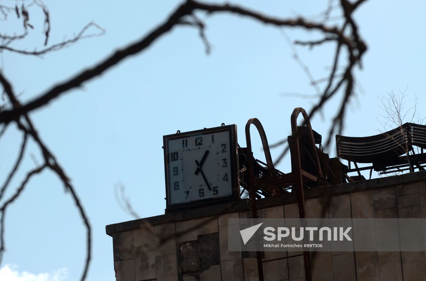 Exclusion zone around the Chernobyl nuclear power plant