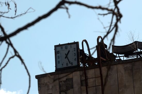 Exclusion zone around the Chernobyl nuclear power plant