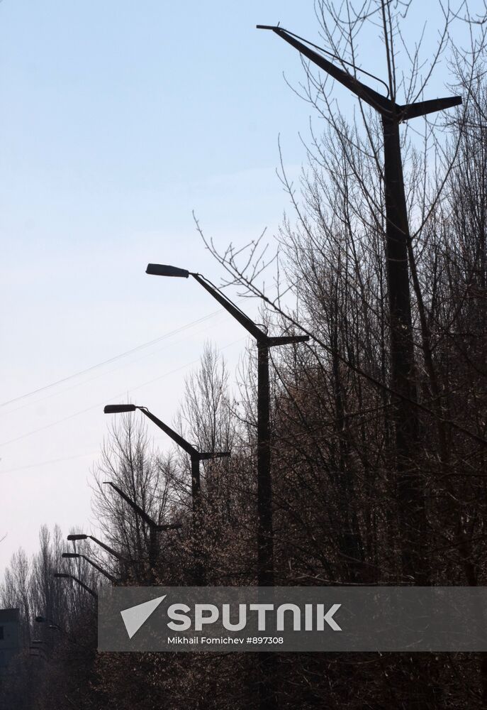 Exclusion zone around the Chernobyl nuclear power plant