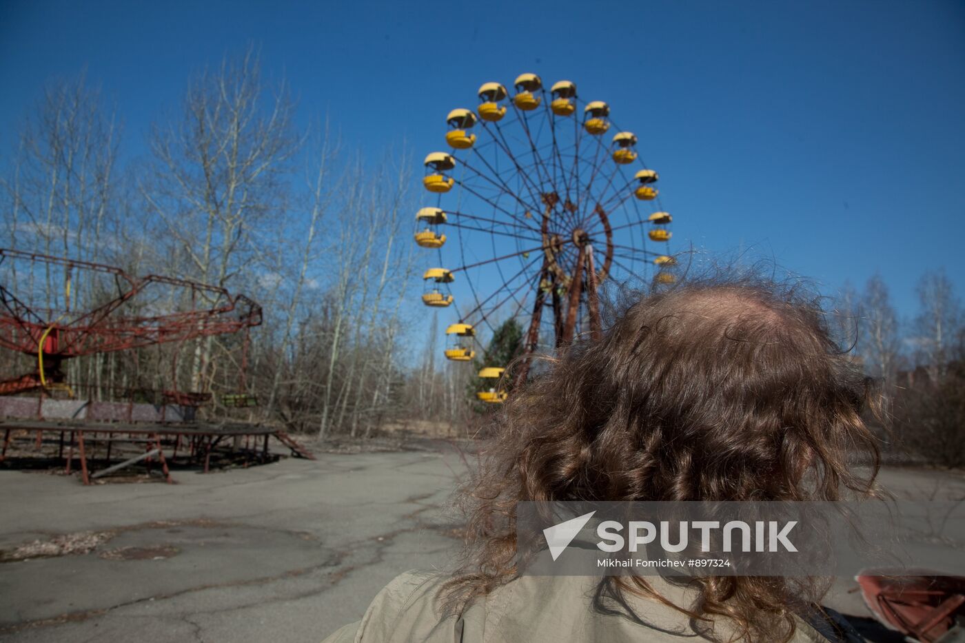 Exclusion zone around the Chernobyl nuclear power station