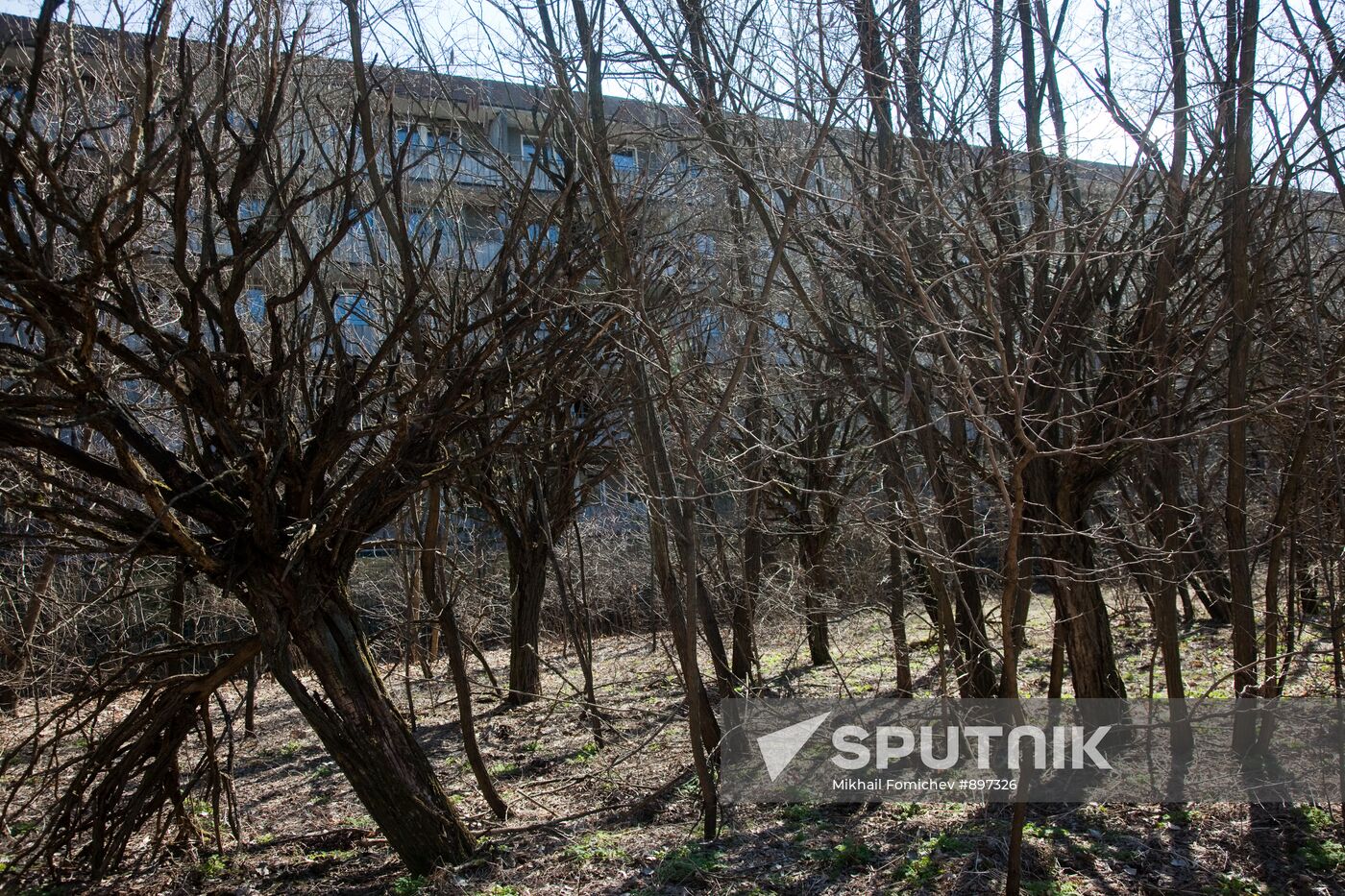 Exclusion zone around the Chernobyl nuclear power station