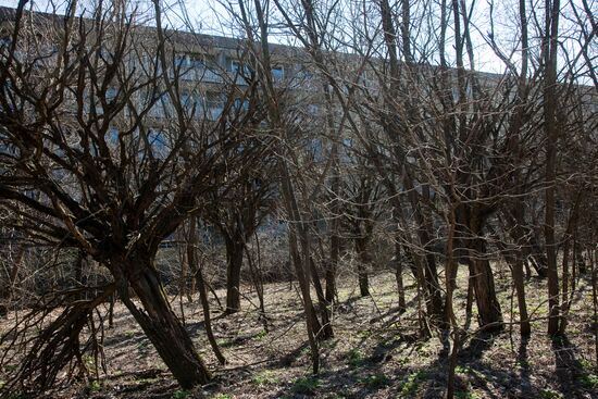 Exclusion zone around the Chernobyl nuclear power station