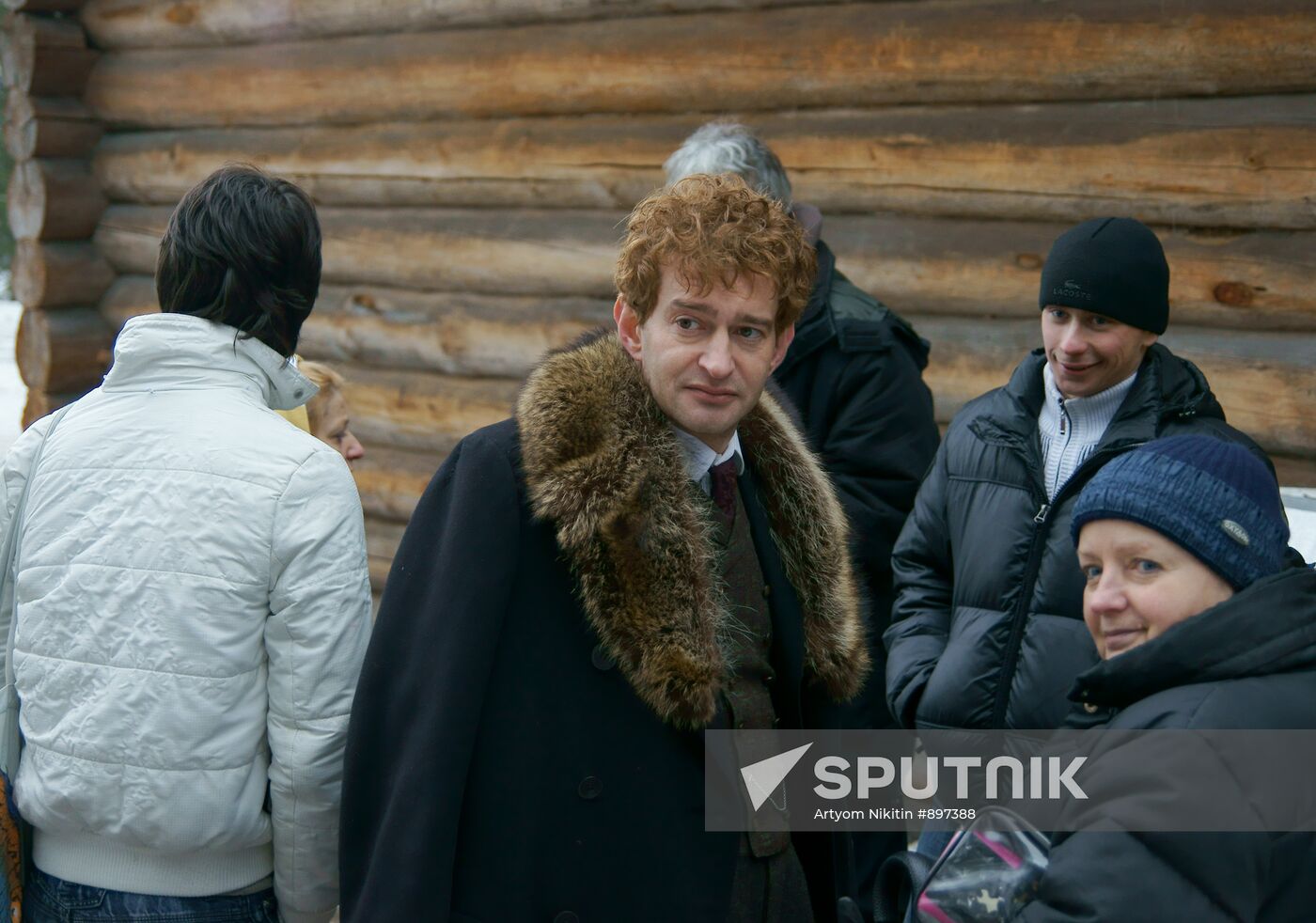 Shooting of movie "Raputin" with Gérard Depardieu