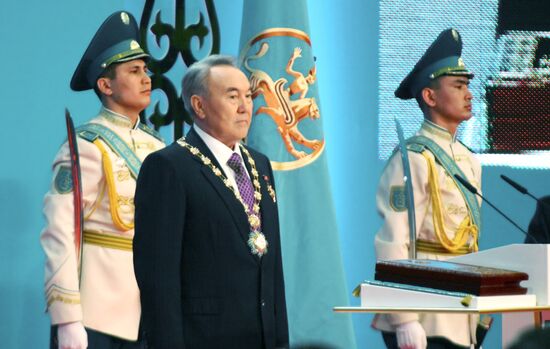 Inauguration of Kazakh President Nursultan Nazarbayev