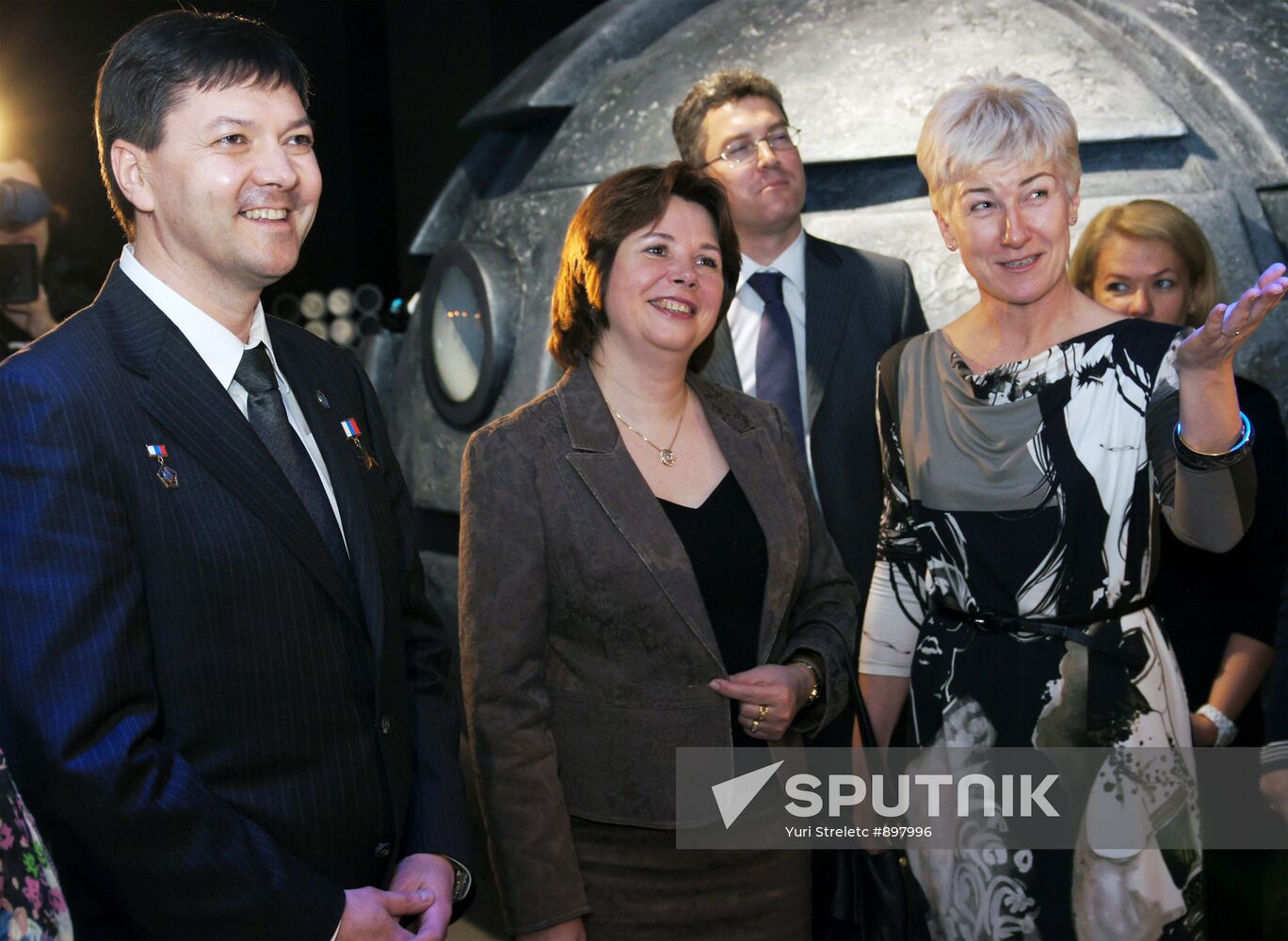 Oleg Kononenko and Galina Gagarina