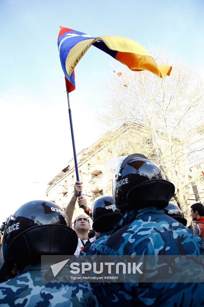 Opposition rally in Armenia