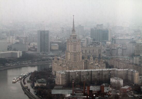 View of Radisson Royal Hotel