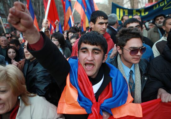 Opposition rally in Armenia